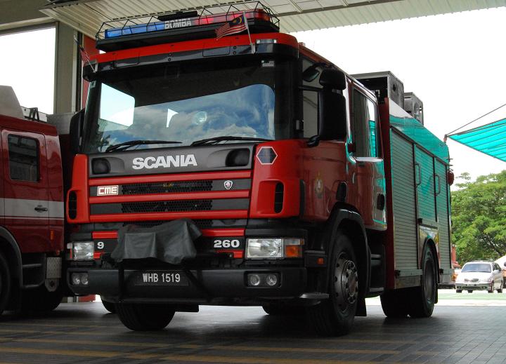 This is the Malaysian Scania Fire Truck some state this as a Light Fire