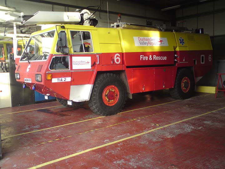 Durham Tees Valley Airport Fire Service Fire 6