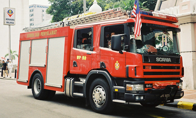 Malaysia Fire Brigade Scania WrT
