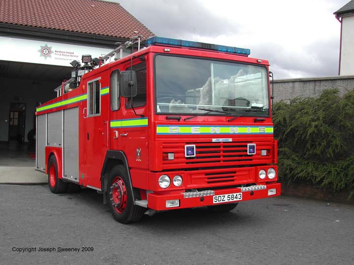 Fire Engines Photos Dennis WRL Crossmaglen, Northern Ireland
