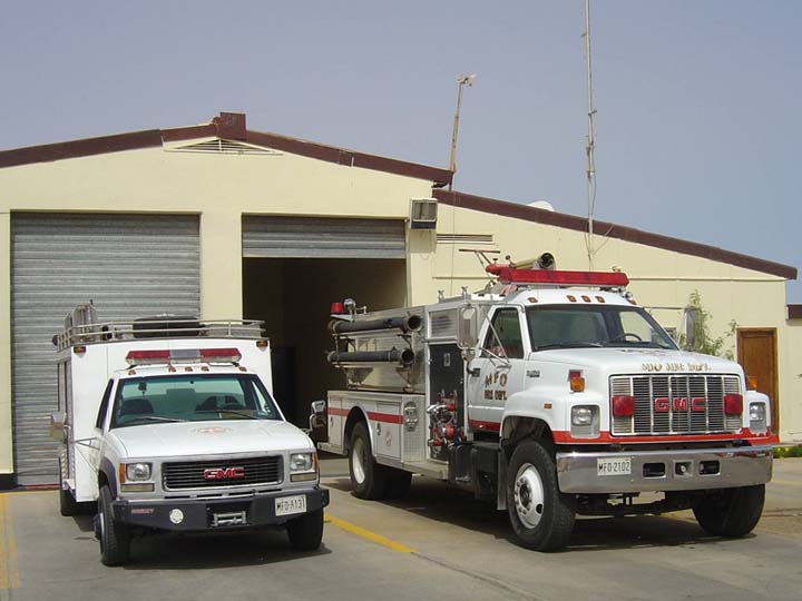 Multinational Force and Observers (MFO) SOUTH CAMP FIRE STATION - SHARM EL 