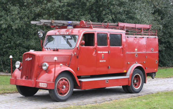 brandweer Schoten Opel Blitz Fire Engine Photos