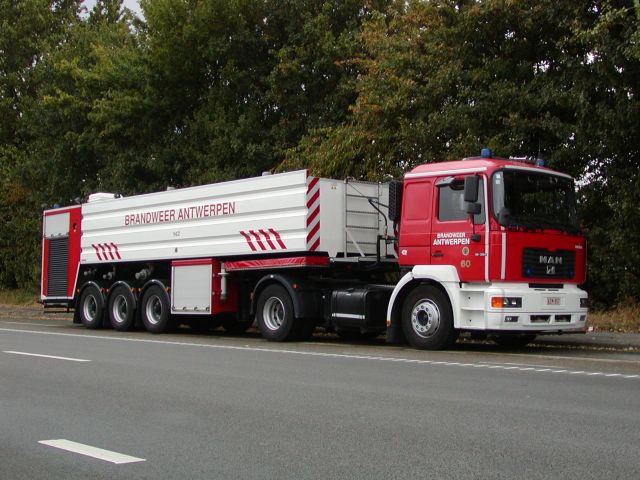 Brandweer Antwerpen MAN Tanker