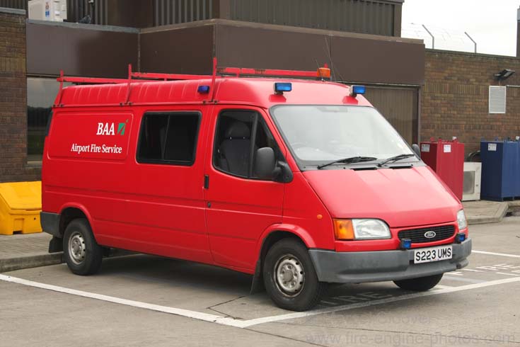 Edinburgh Airport Ford Transit Van