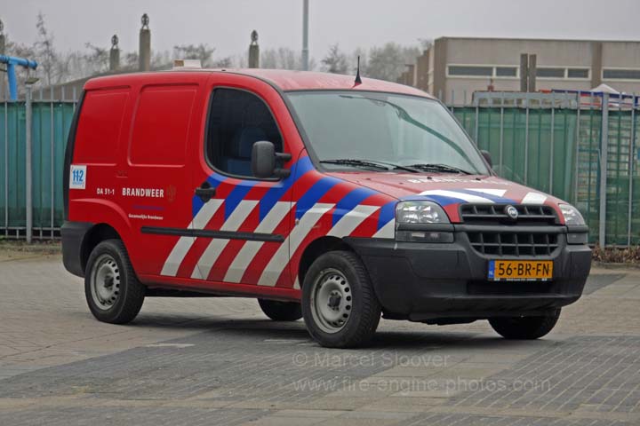 Fiat Doblo Unified Fire brigade Rotterdam