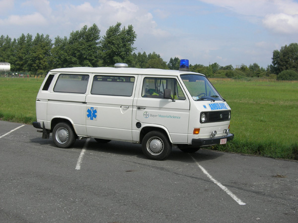 Works Fire Bayer Antwerp VW T3 Ambulance