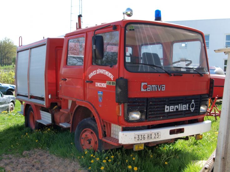 Berliet Camiva Fire engine Cruese France