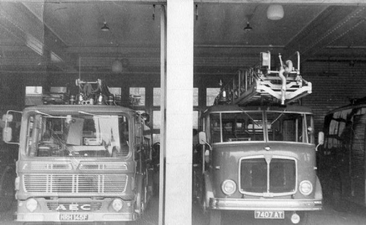 AECs at Hull Central taken around 1967