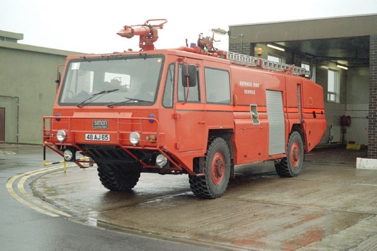 Crash Tender at RAF Boulmer  1998.