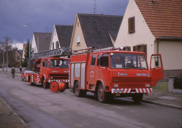 Sapeur Pompiers Colmar 68 Berliet TTL and pump