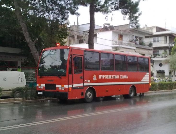 BUS MAN S10 155 NS300 in Greek fire service