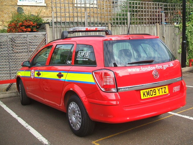 Here we have a 09 reg fire car these are used for officers to get around to