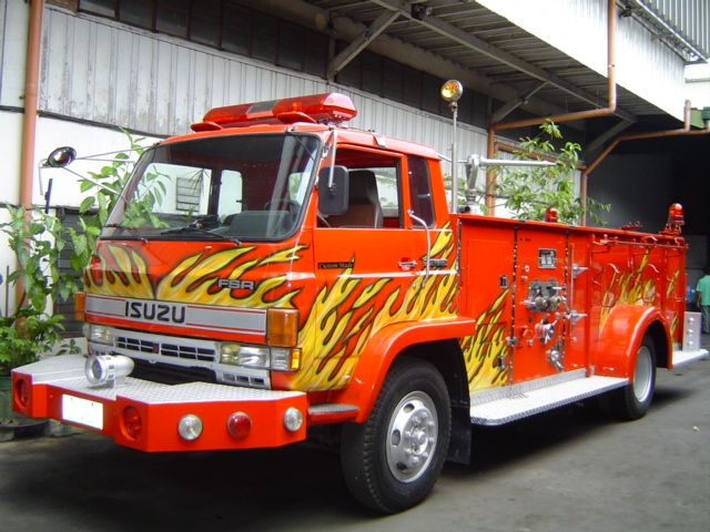 Isuzu Forward FTR (Flame design) Fire Engine