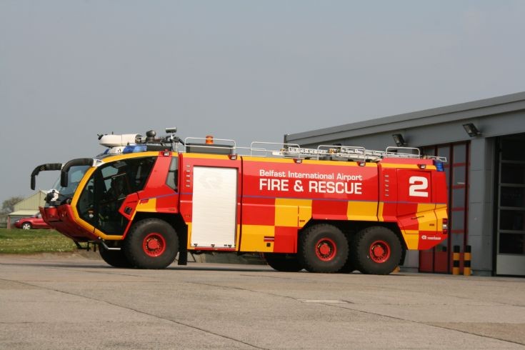 Belfast International Airpot Fire 2 Panther