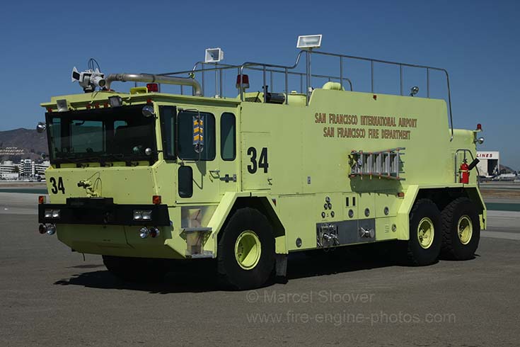 San Francisco Airport Fire department Oshkosh 
