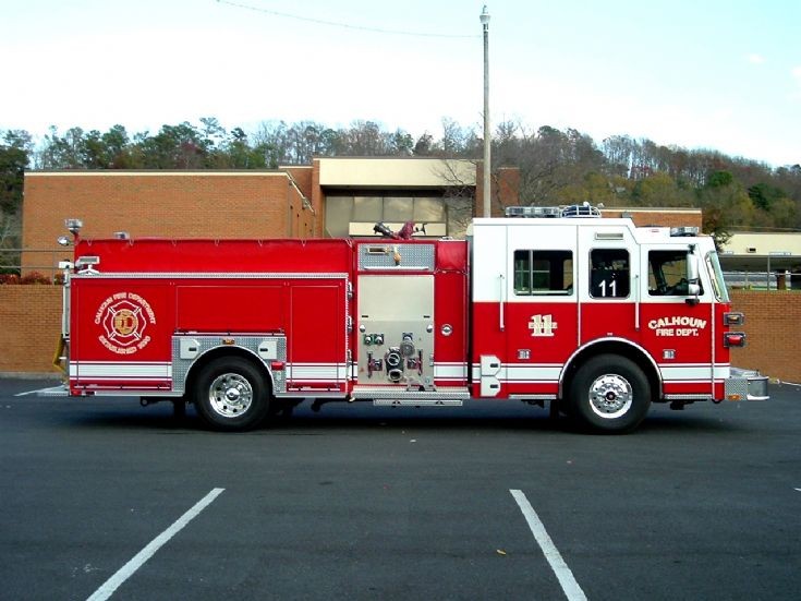 Fire Engines Photos Calhoun Fire Department Engine 11 side