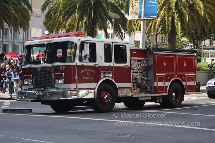 San Francisco Fire department relief pump 