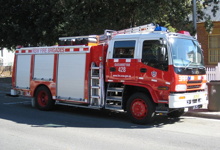 Isuzu pumper, Queanbeyan NSW Australia