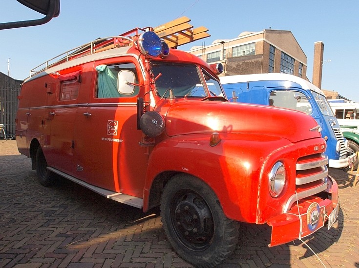 Red Opel Blitz Firetruck Fire Engine Photos
