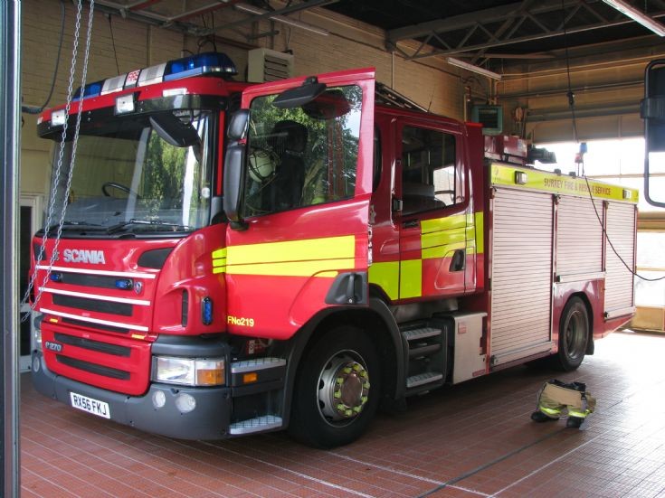 Fire Engines Photos Surrey Fire and Rescue Service Scania