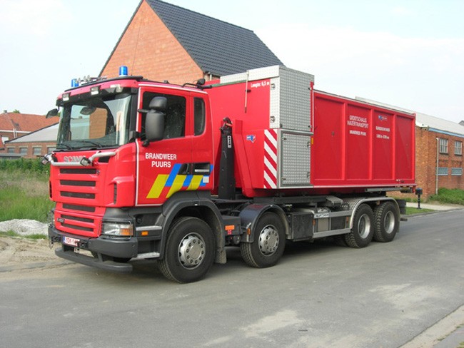 Prime mover Scania Brandweer Puurs