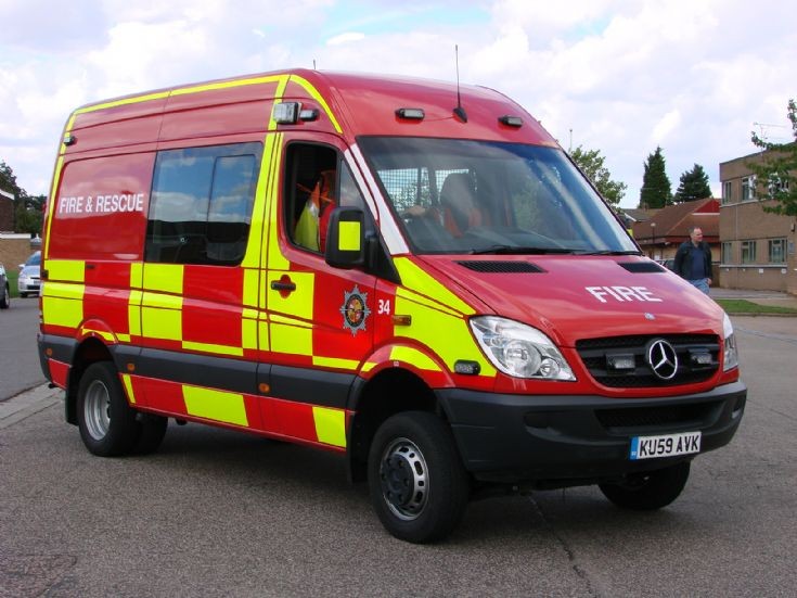 Fire Engines Photos - B&LF&RS Mercedes Sprinter KU59 AVK