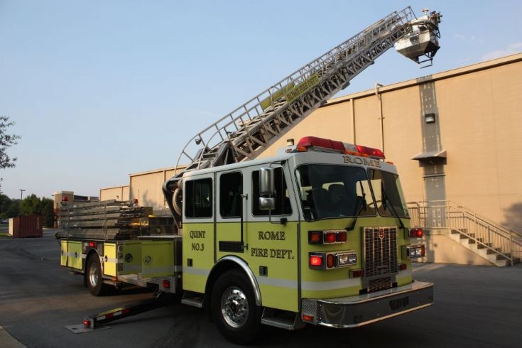 Rome Fire Dept. (GA) Aerial Operation