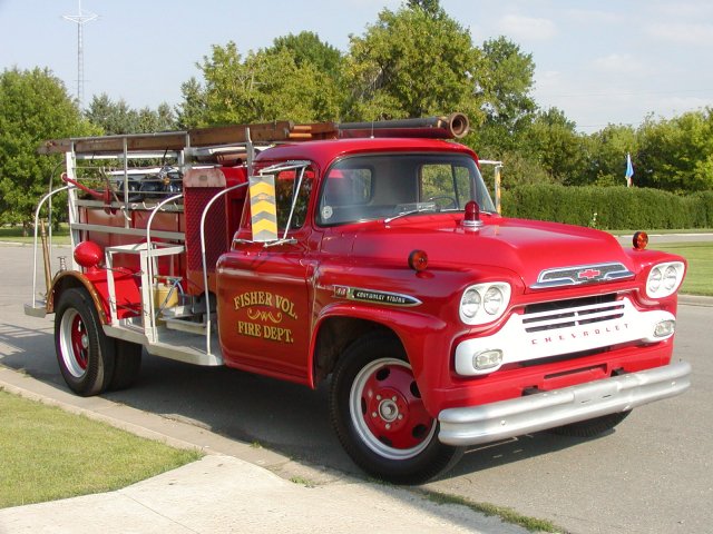 Fisher Fire 1959 Chevrolet - Darley Pumper