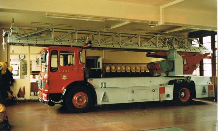 AEC Turntable Ladder Weymouth. 1990.
