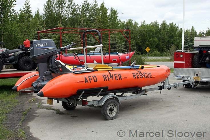 Boat Trailer Fire station 11 Eagle River Anchorage
