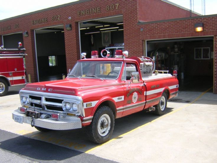 Gmc brush fire truck #4