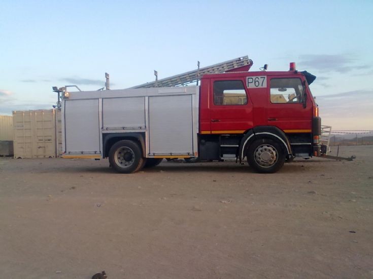 Fire Engines Photos Scania Fire truck Skorpion Mine Namibia