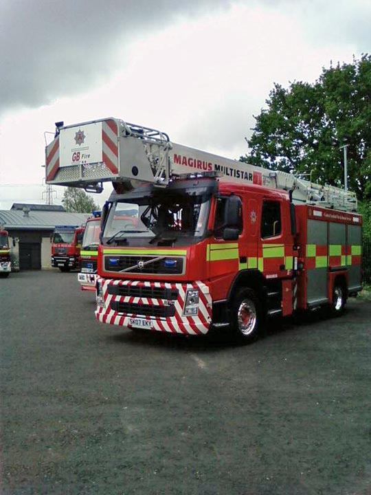 Fire Engines Photos A.R.P Volvo Falkirk fire station