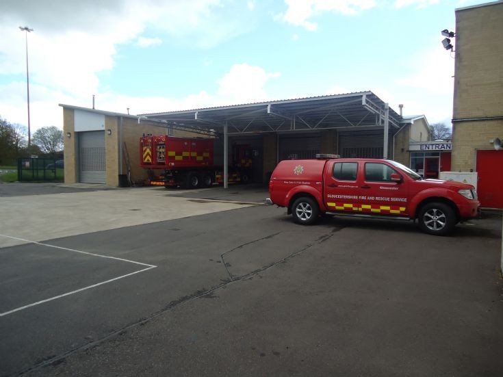 Fire Engines Photos Rear shot of Cirencester Fire Station