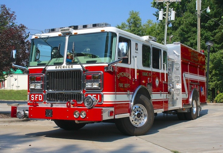Fire Engines Photos Spencer Fire dept NC E751 Seagrave