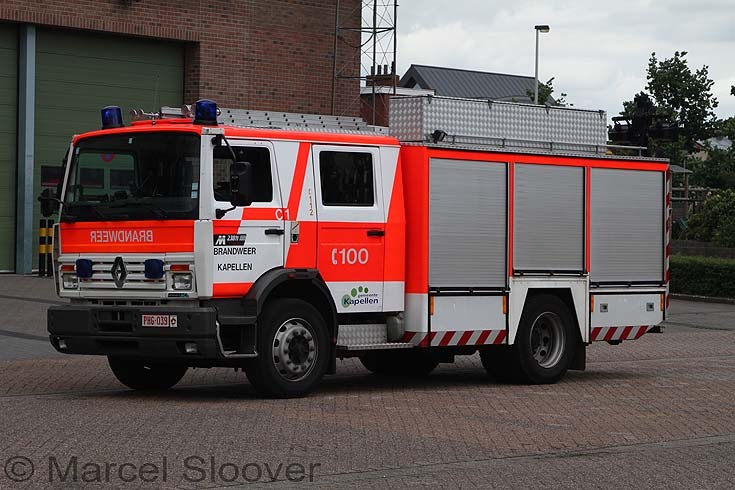 Fire Engines Photos Brandweer Kapellen Belgium Renault Vanassche 7981