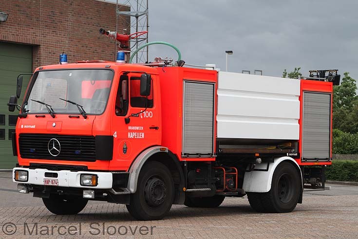 Fire Engines Photos Brandweer Kapellen Belgium Mercedes Somati 2486