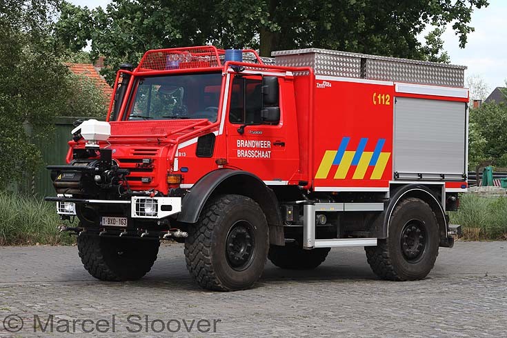 Fire Engines Photos Brandweer Brasschaat Mercedes Unimog 0987