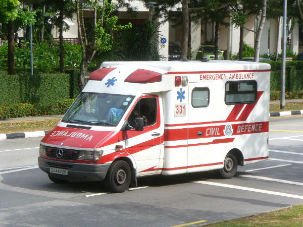 SCDF A331 Ambulance Mercedes Singapore Singapore Civil Defence Force 