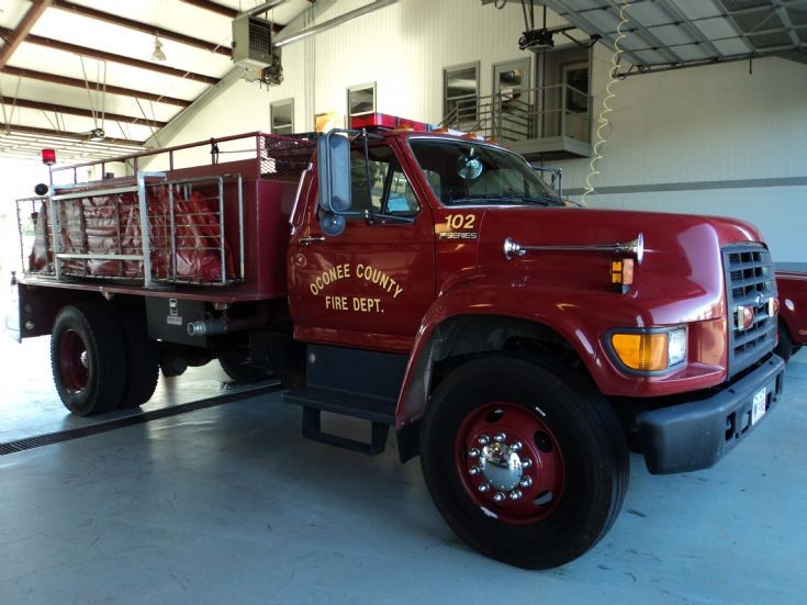 Fire Engines Photos Ford Tanker, Oconee County, USA
