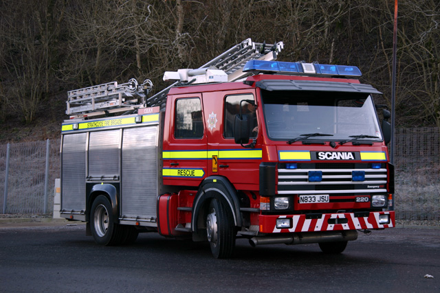 Oban Fire service Scania