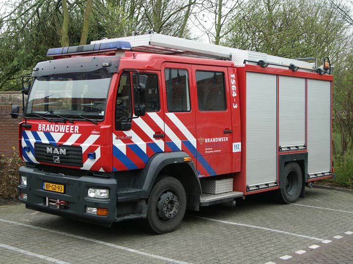 Brandweer Zuidland Bernisse MAN Watertender