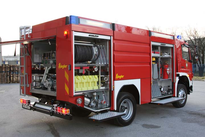 Fire Brigade Zapresic Croatia Mercedes Atego back