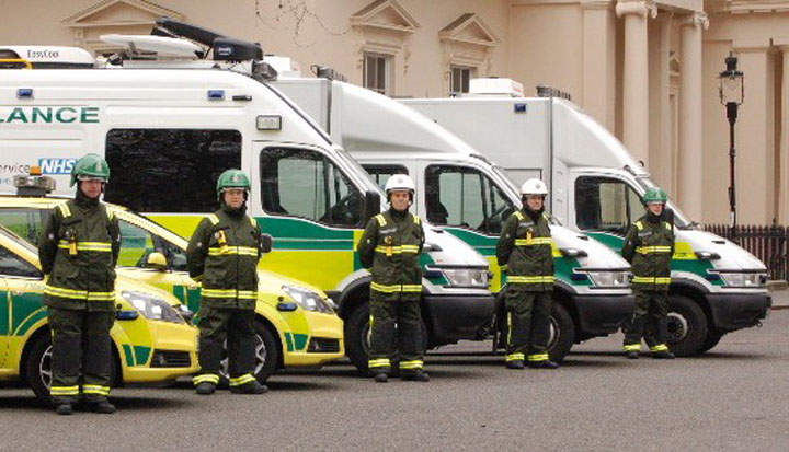 London Ambulance Service HART Fire Engine Photos
