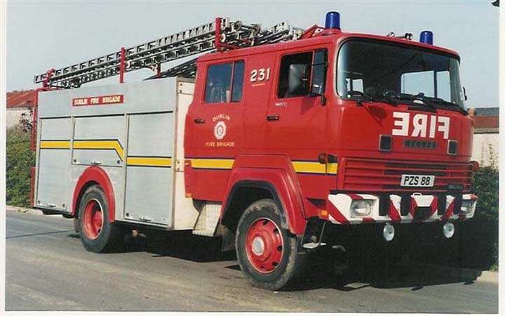 Fire Engines Photos - Balbriggan Fire Brigade Ireland Magirus Deutz