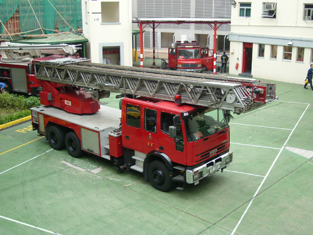 Fire Engines Photos Hong Kong Iveco Magirus 150ft Turnable Ladder