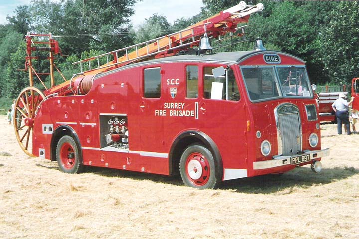 Ex-Surrey Fire Brigade 1951 Dennis F12 Pump Escape