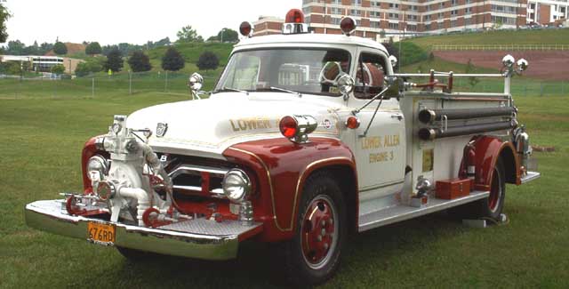 1956 Ford Pumper The Ford Pumper was just ourt of refurbishment at the CAFAA